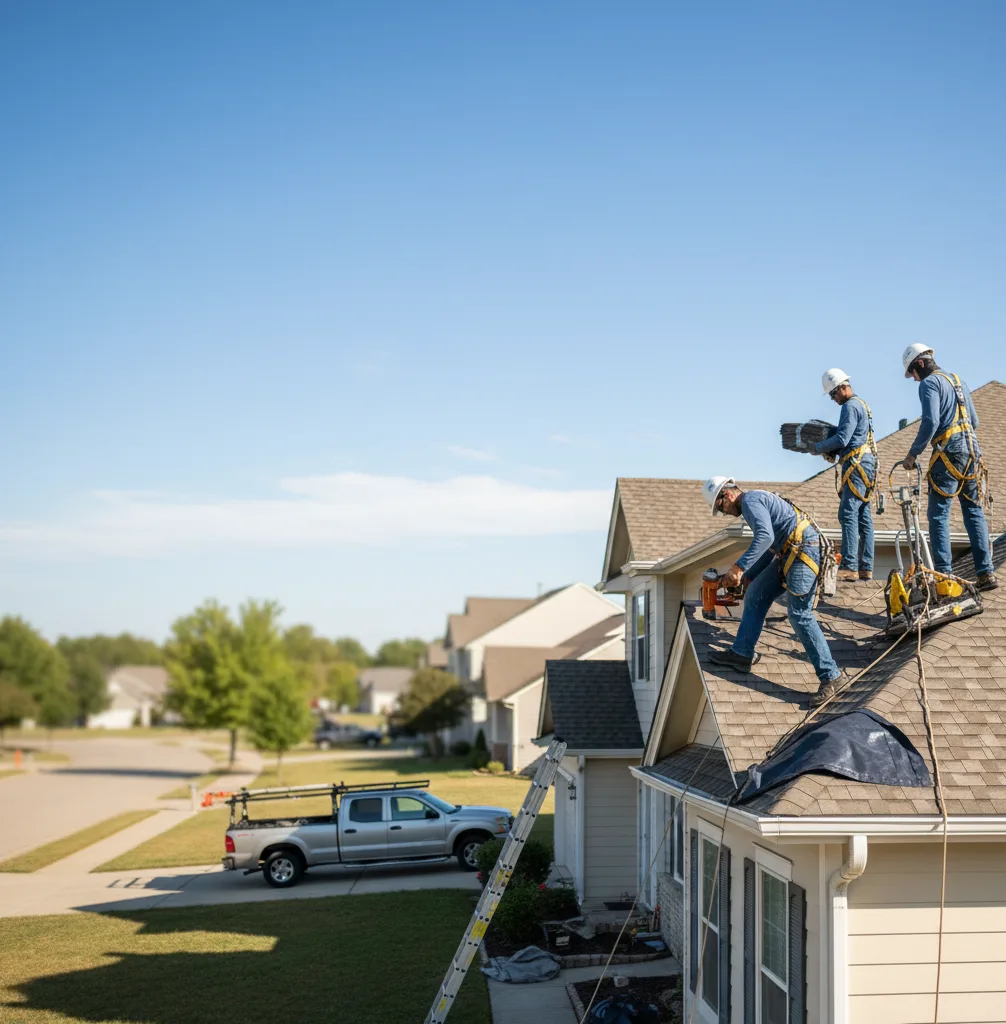 Shingle Replacement in Trenton, IL